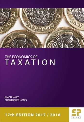 Book cover: "The Economics of Taxation 2017/18" with British pound coins.