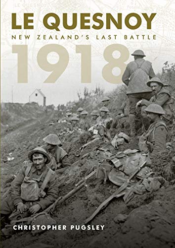 Book cover: "Le Quesnoy 1918" depicting WWI soldiers in a trench.