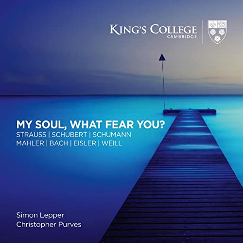 CD cover: blue seascape with a wooden pier and text details.