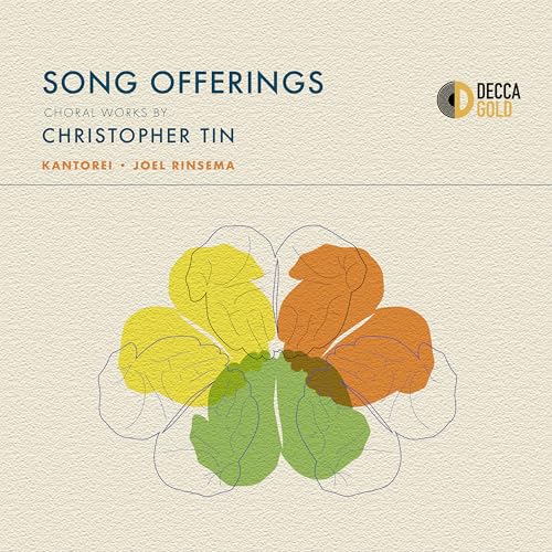 CD cover for "Song Offerings" featuring stylized floral illustration.