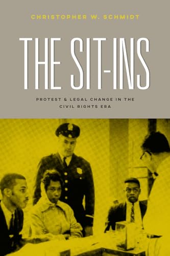 Book cover depicting 1960s sit-in protest with police officer present.