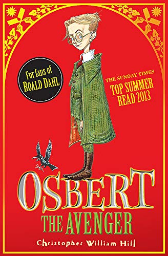 Book cover: boy in green coat, bird, and large yellow text “Osbert.”