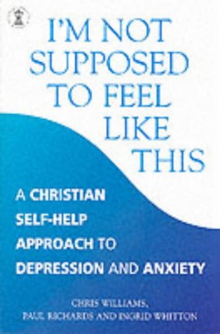 Book cover with blue and white text: “I’m Not Supposed to Feel Like This.”
