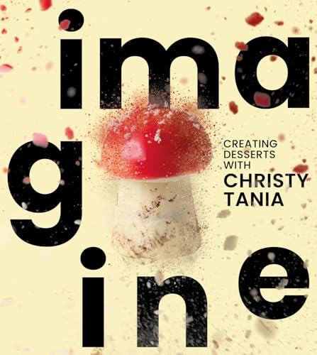 Book cover: "Imagine" with a mushroom image and text by Christy Tania.