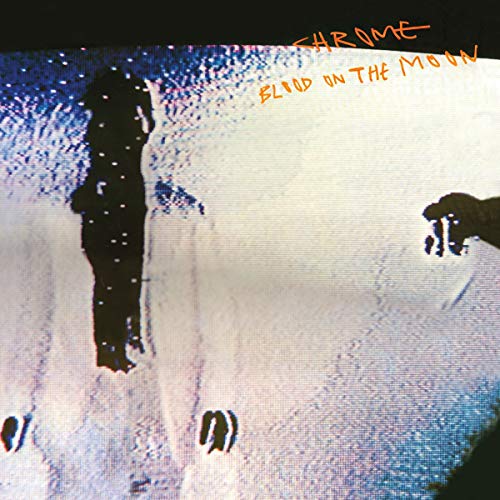 Album cover featuring a grainy, distorted image of a silhouette against a snowy background.