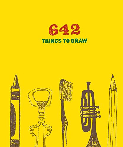 Yellow cover with large “642” and sketched drawing tools below.