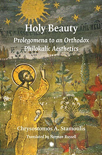 Book cover with religious iconography, a sun, and floral elements.