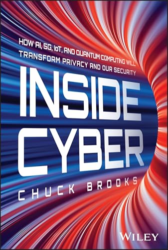 Book cover: “Inside Cyber” with swirling red and blue abstract design.