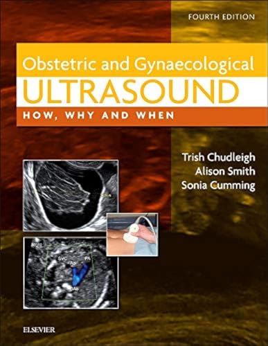 Book cover: "Obstetric & Gynaecological Ultrasound" with ultrasound images.