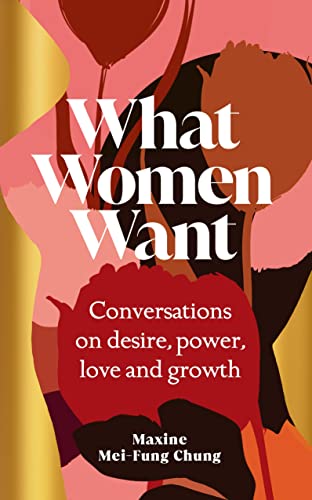 Book cover with abstract floral design and white title text.