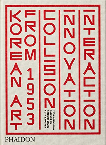 Book cover with stacked red and white text: "Korean Art from 1953.