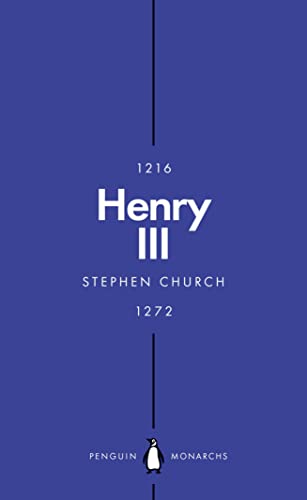 Book cover for Henry III by Stephen Church, featuring white text on blue background.