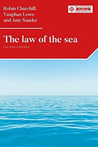 Book cover: “The Law of the Sea,” fourth edition, with ocean image.