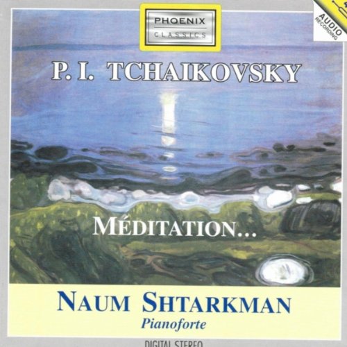 CD cover: seascape painting, text naming Tchaikovsky and pianist Naum Shtarkman.