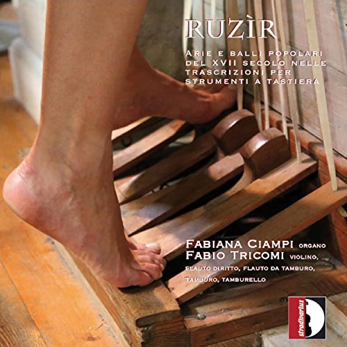 CD cover for "Ruzir" featuring organ pipes and artist names.