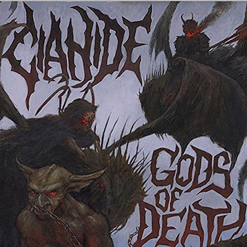 CD cover: dark fantasy art with demonic figures and band name "Cianide".