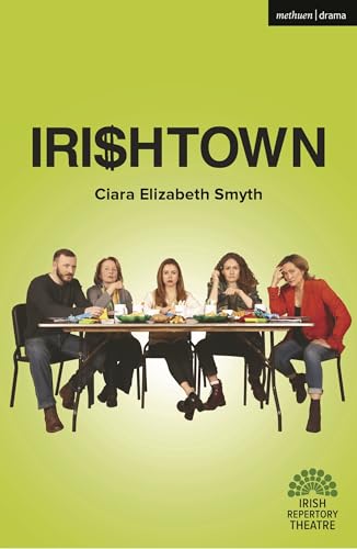 Play cover for "Irishtown" featuring five people seated at a table.