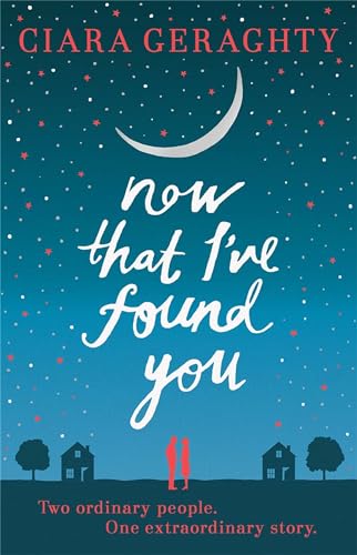 Book cover: dark blue starry background, white script title, silhouetted houses.