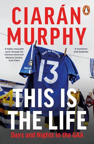 Book cover featuring a blue Gaelic football jersey with the number 13.