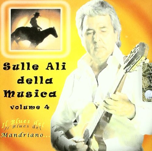 CD cover featuring a man with a guitar and a silhouetted horse.