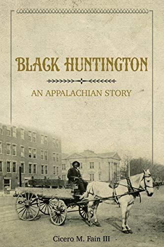 Book cover: "Black Huntington" with a historic photo of a horse-drawn carriage.
