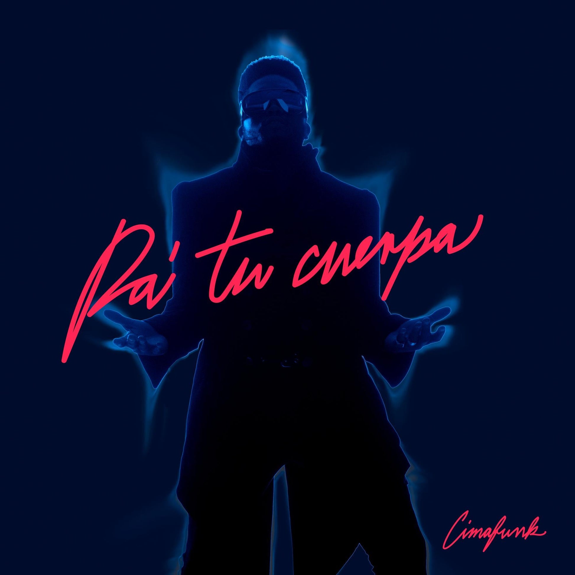 Album cover for Cimafunk’s “Pa Tu Cuerpa” featuring a silhouetted figure.