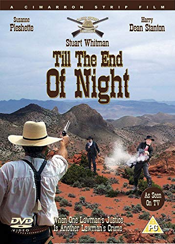 DVD cover for "Cimarron Strip - Till The End Of Night" with cowboys.