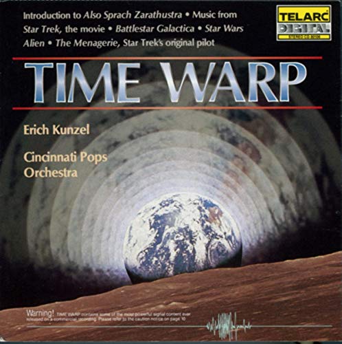 CD cover for “Time Warp” by Cincinnati Pops Orchestra, featuring Earth.