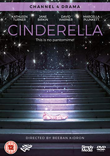 DVD cover art showing a single sparkling slipper on a dark, grand staircase.