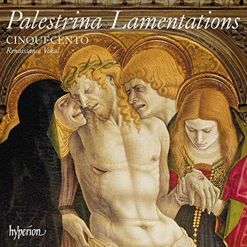 A CD cover featuring a Renaissance painting of Jesus and two mourning figures.
