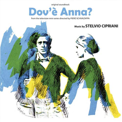 Vinyl record cover for “Dov’è Anna?” featuring illustrated couple.
