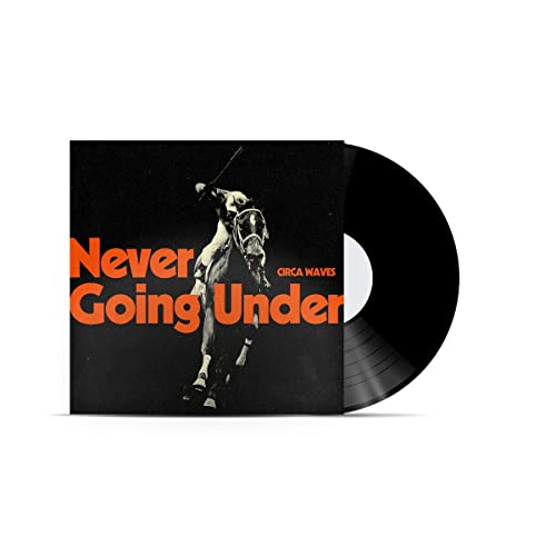 Circa Waves “Never Going Under” vinyl record with equestrian imagery.