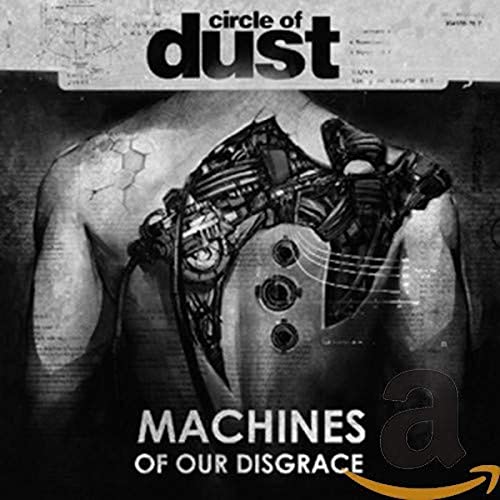 CD cover: robotic parts embedded in a human back, dark tones.