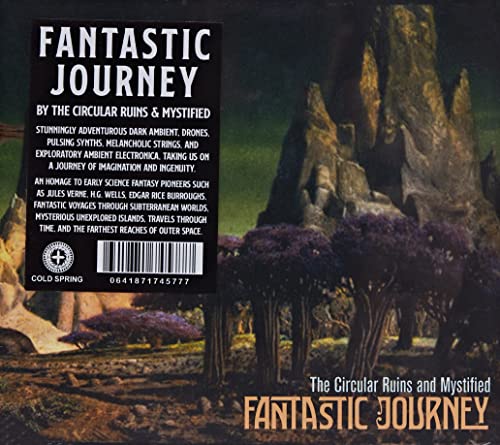 CD cover for “Fantastic Journey” by Circular Ruins and Mystified, featuring a landscape.