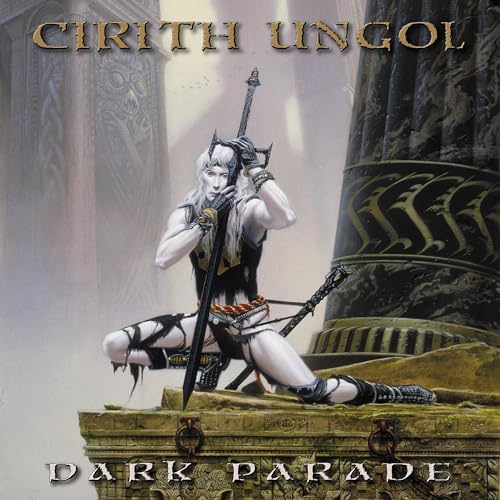 CD cover art: armored elf with sword before a stone tower.