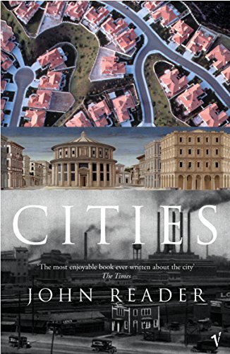 Book cover: aerial city view above historic buildings and text “CITIES”.