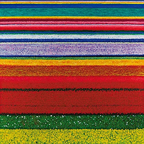 Colorful horizontal stripes, album art for City And Colour’s “Little Hell.”