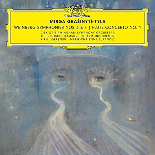 CD cover with abstract painting of faces and a yellow banner.