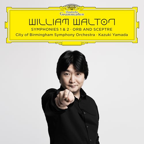 CD cover featuring conductor Kazuki Yamada and yellow Deutsche Grammophon branding.