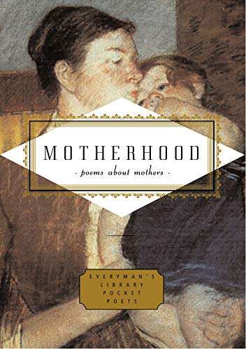 Book cover depicting a painting of a mother and child, titled "Motherhood.