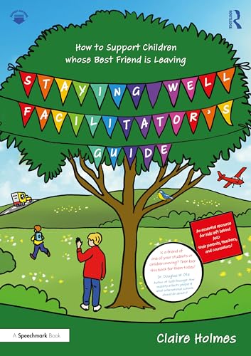 Book cover with a tree decorated with colorful "Staying Well" bunting.