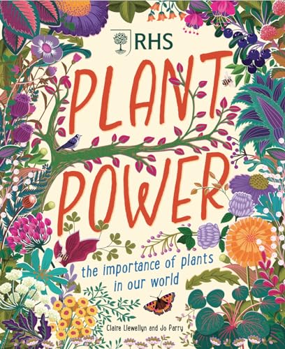 Book cover with colorful floral illustrations and the title "Plant Power".