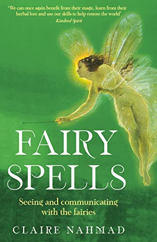 Book cover: "Fairy Spells" with illustration of a glowing fairy.