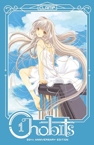 The Chobits 20th Anniversary Edition cover features a long-haired girl in a white dress.