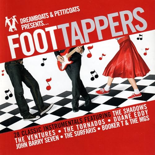 CD cover for “Foottappers” featuring a couple dancing and musical notes.