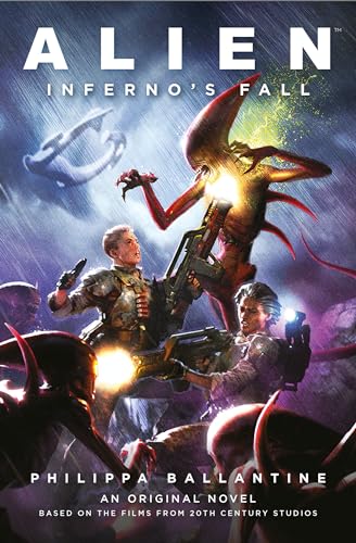 Alien novel cover featuring a Xenomorph attacking armed space marines.
