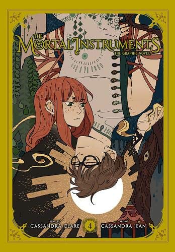 Graphic novel cover featuring a red-haired girl and a boy with glasses.