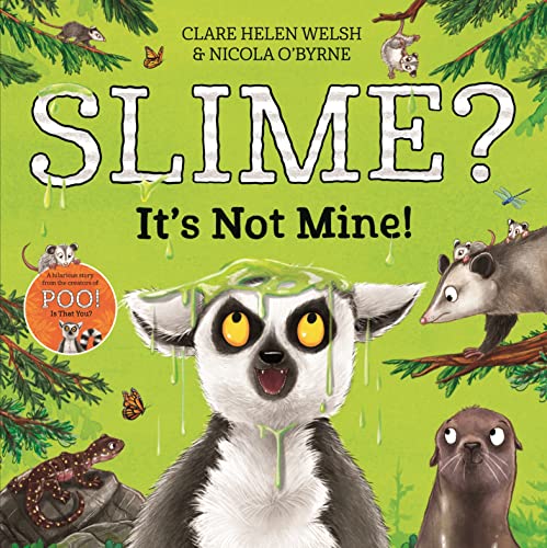 Book cover: lemur with green slime, surrounded by other animals.