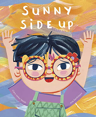 Illustration of a child with dark hair and large, round glasses.