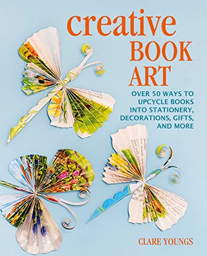 Book cover with colorful paper butterflies and floral designs.